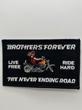 US Veteran Favorites Patch "Brother's Forever, Live there Ride there" | Military Hats & Pins