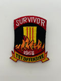 US Veteran Favorites Patch Survivor 1968 "TET Offensive | Military Hats & Pins