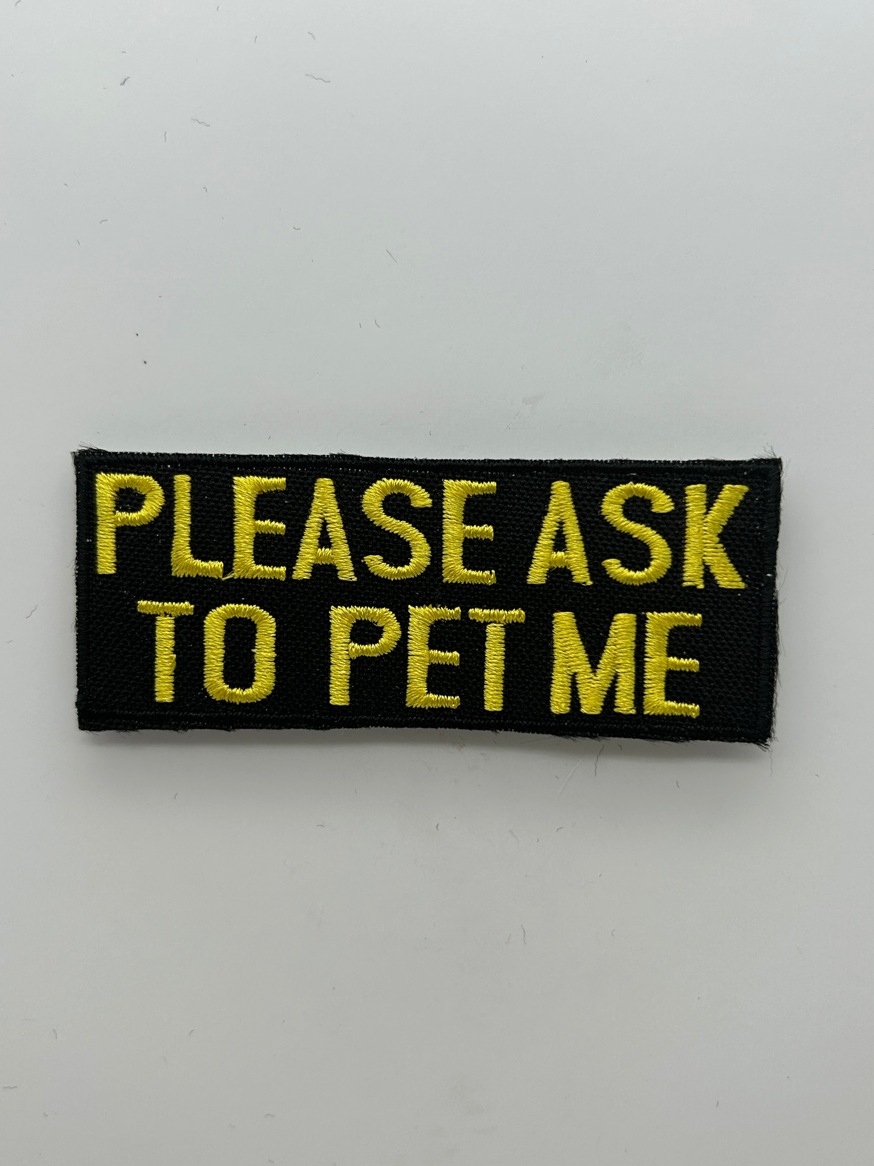 US Veteran Favorites Patch "Please ask to pet me" | Military Hats & Pins