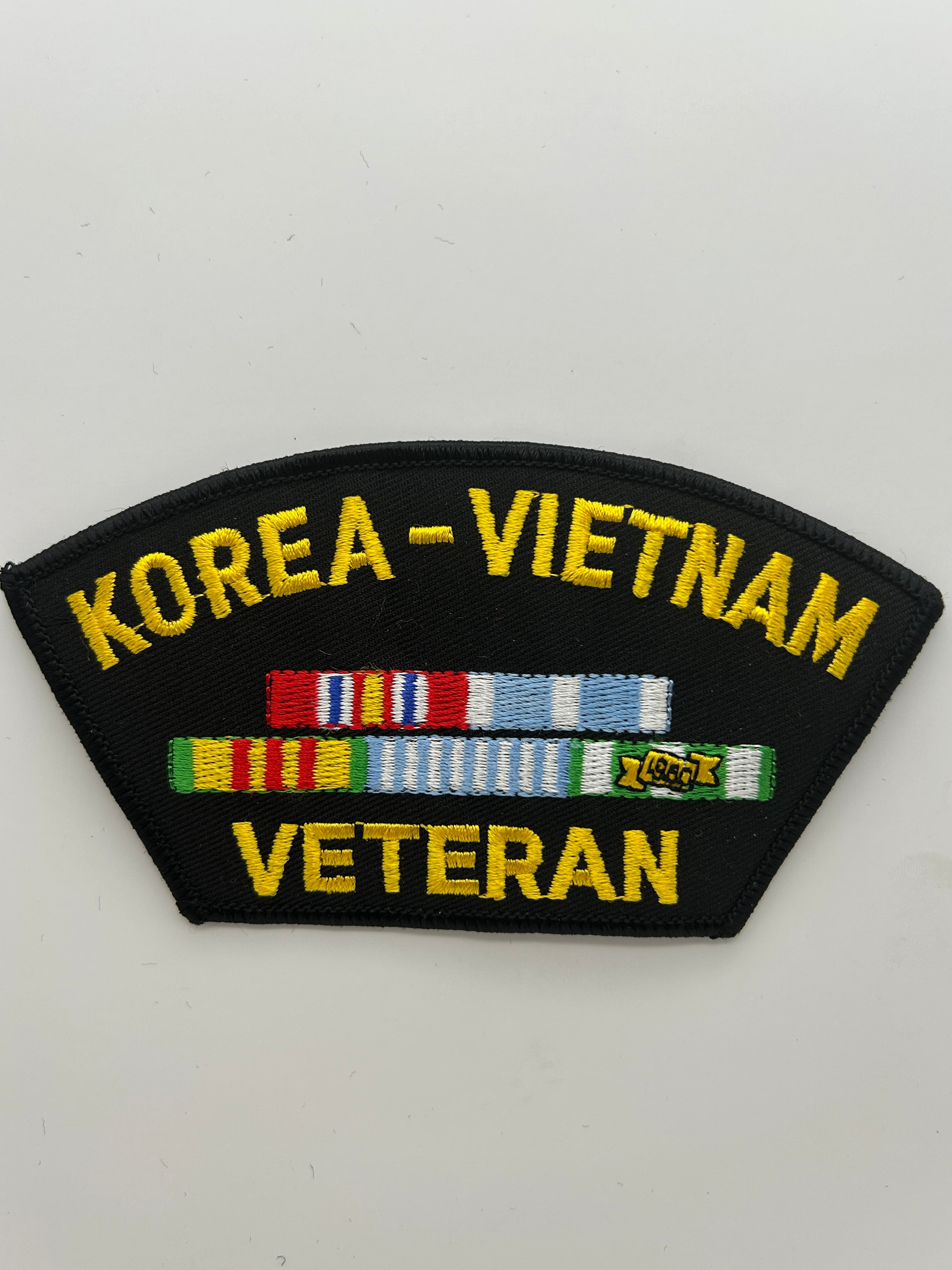 US Veteran Favorites Patch Korea-Vietnam Veteran Black Arch Patch | Military Hats & Pins