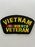 US Veteran Favorites Patch Vietnam Veteran Black Arch | Military Hats & Pins