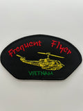 US Veteran Favorites Patch Frequent Flyer Vietnam Black Arch Patch | Military Hats & Pins