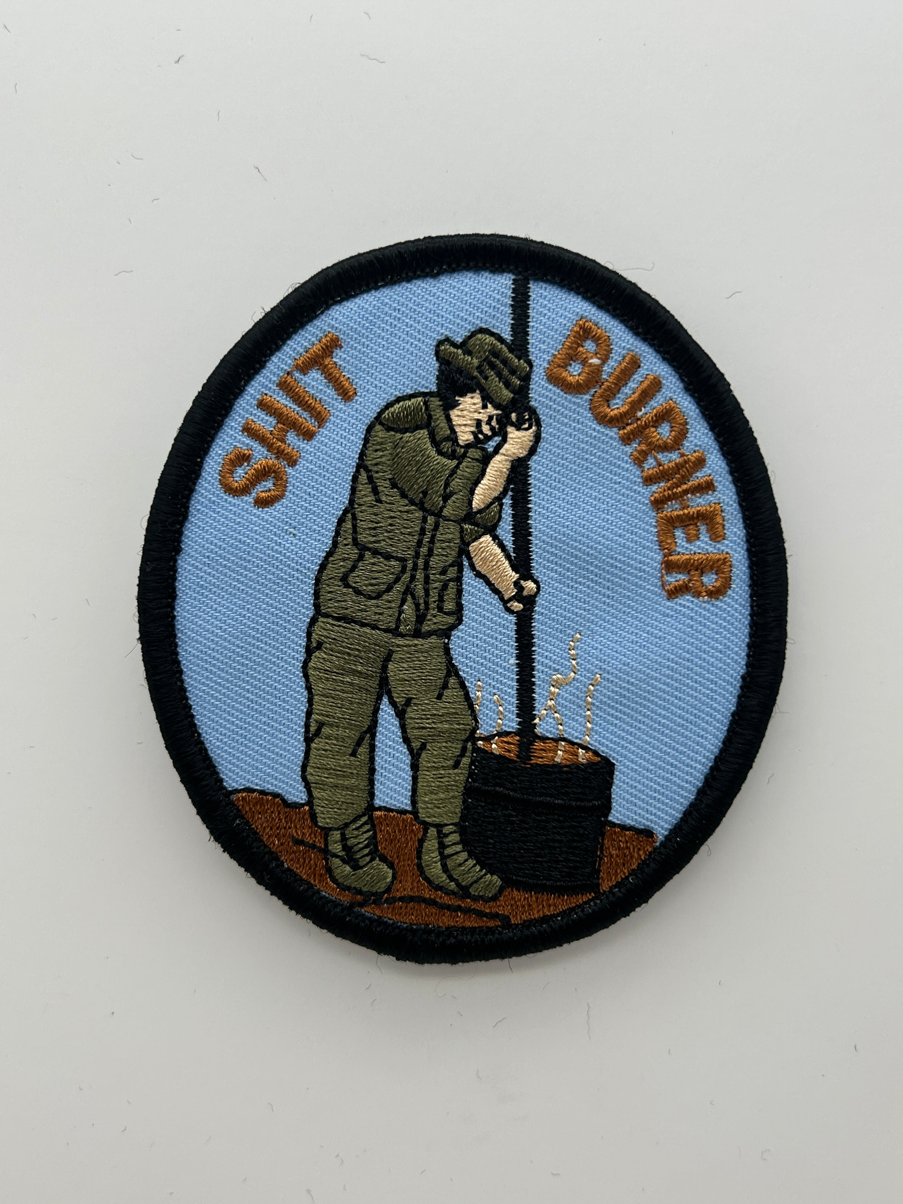 US Veteran Favorites Patch: Shit Burner Patch | Military Hats & Pins