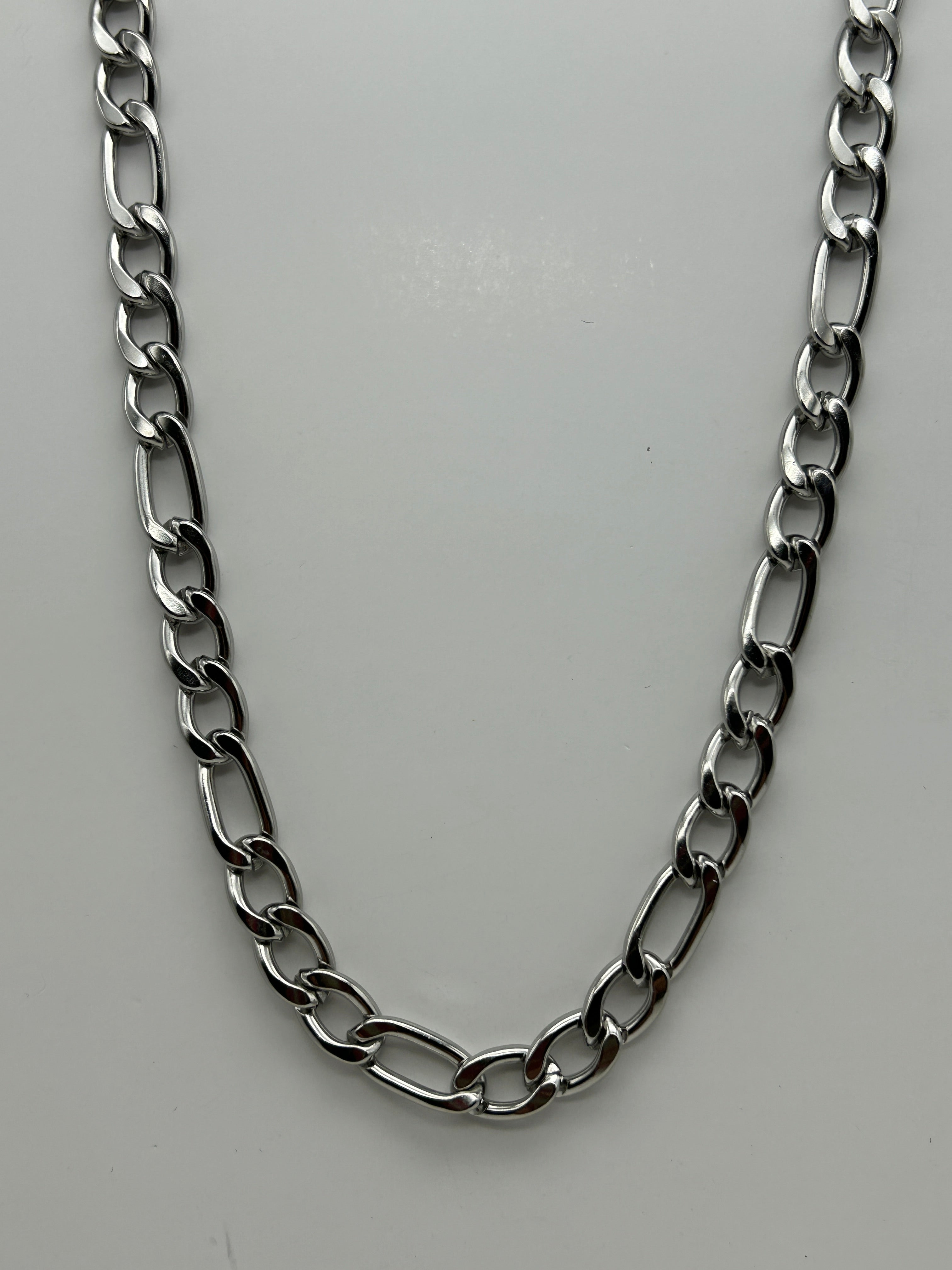 Jewelry: Stainless Steel Link Thick Chain Necklace | Military Hats & Pins