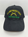 US Army - Military Police Assist Project Defend Black Adjustable One Size Military Hat | Military Hats & Pins