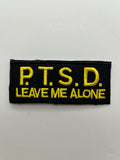 US Army Patch: P.T.S.D Leave Me Alone Military Patch | Military Hats & Pins