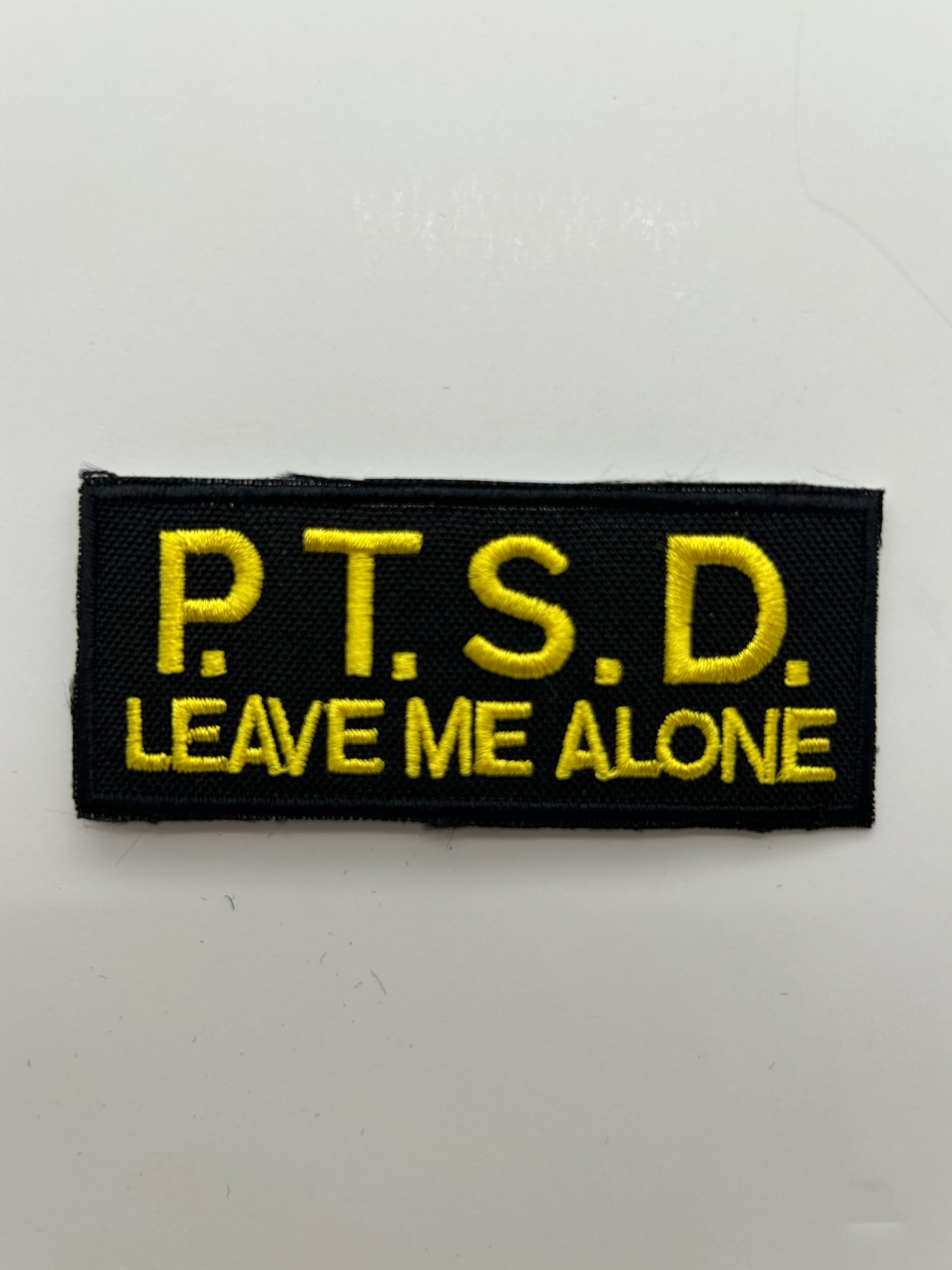 US Army Patch: P.T.S.D Leave Me Alone Military Patch | Military Hats & Pins