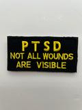 US Army Patch: PTSD Not All Wounds Are Visible Military Patch | Military Hats & Pins