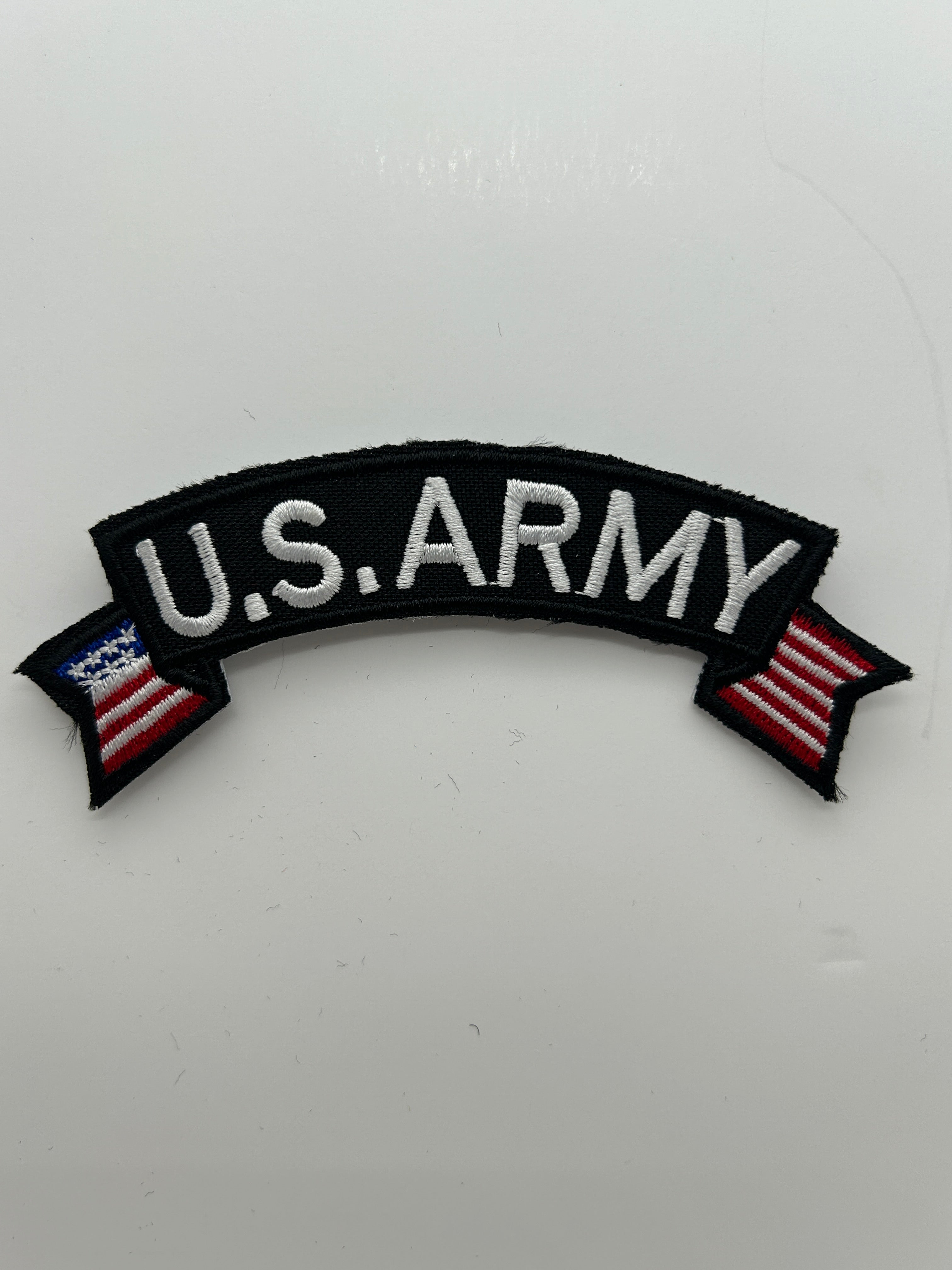 US Army Patch: US Army Ribbon Military Patch | Military Hats & Pins