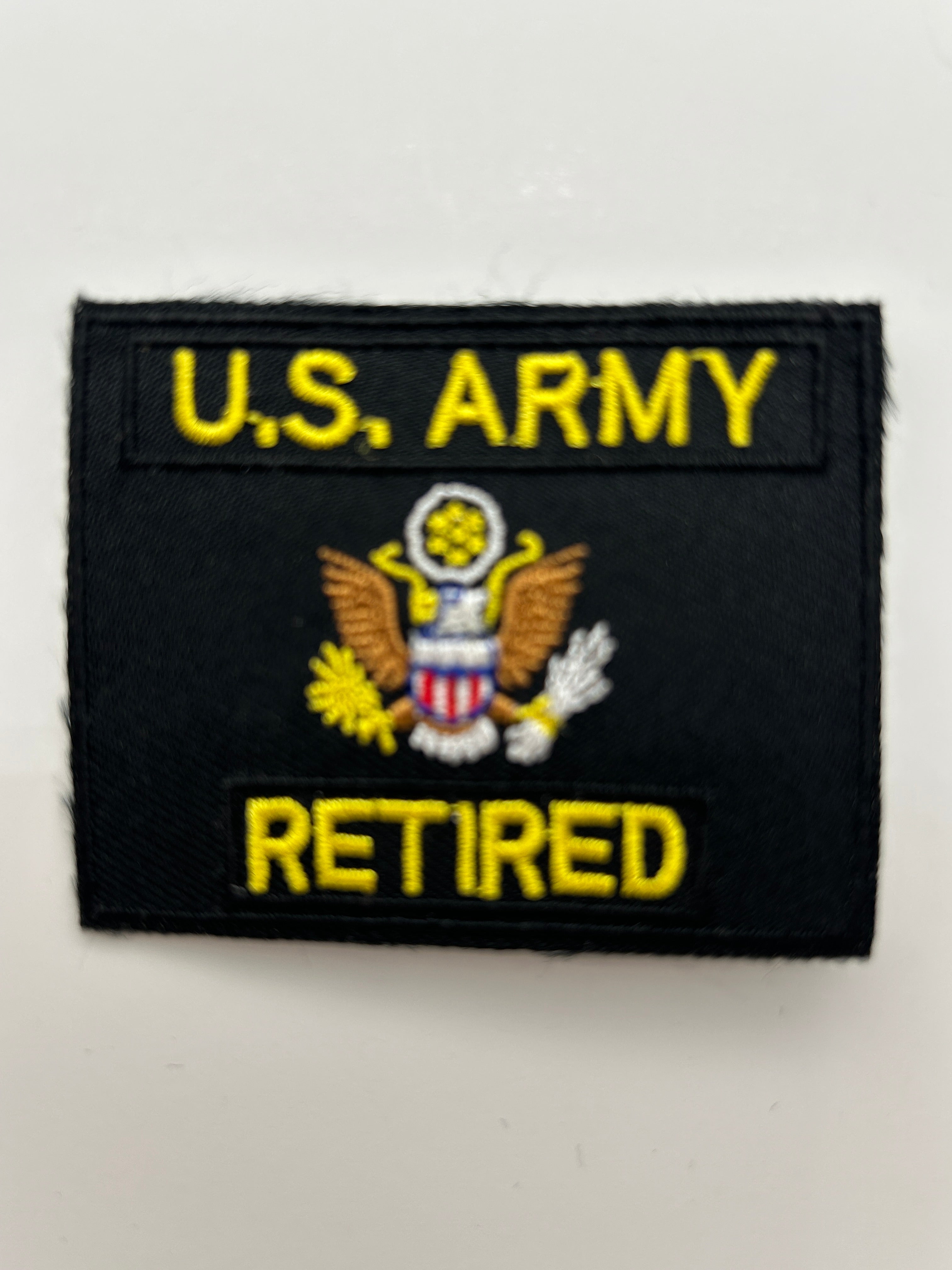 US Army Patch: Retired Military Patch | Military Hats & Pins