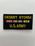 US Army Patch: Desert Storm Service Ribbon Military Patch | Military Hats & Pins