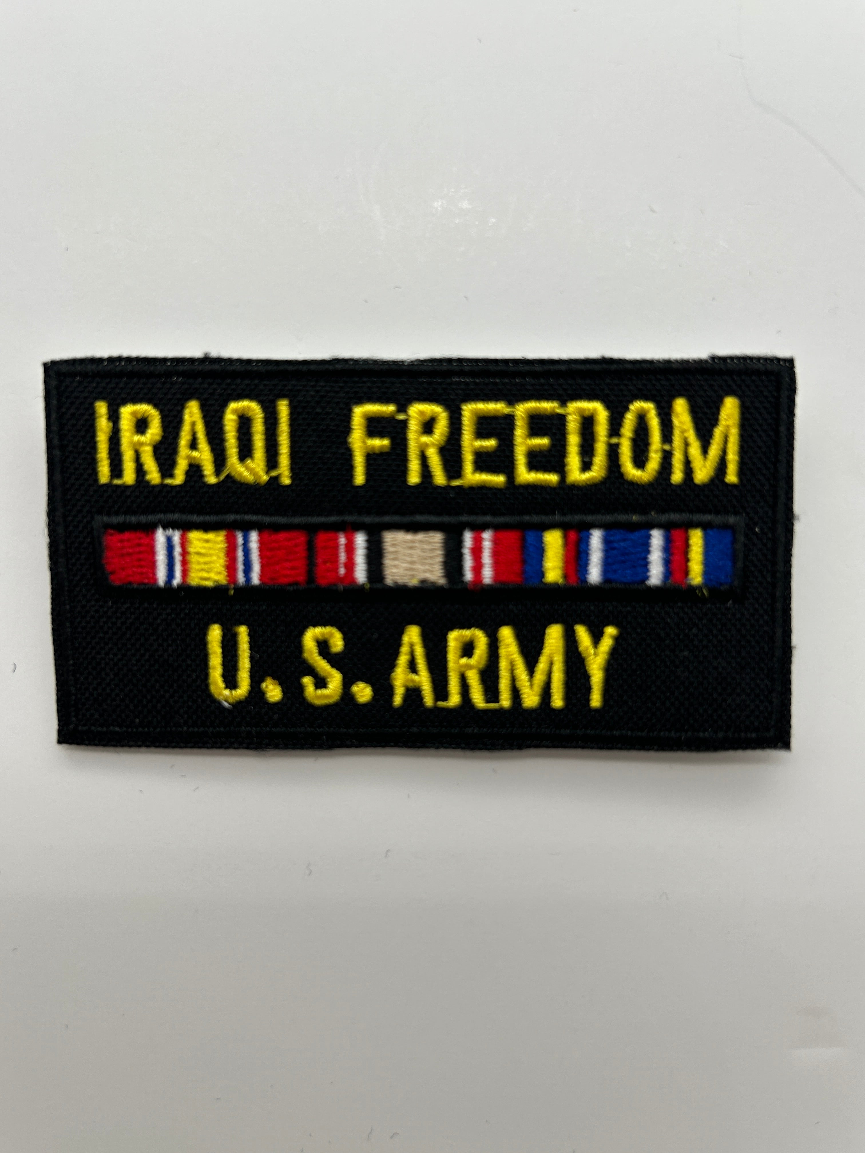 US Army Patch: Iraqi Freedom Service Ribbon Military Patch | Military Hats & Pins