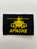 US Army Patch: Apache Helicopter Military Patch | Military Hats & Pins