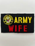 US Army Patch: Army Wife Military Patch | Military Hats & Pins