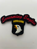 US Army Patch: Airborne Screaming Eagle Military Patch | Military Hats & Pins