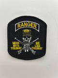 US Army Patch:  Ranger Mess With The Best, Die Like The Best Military Patch | Military Hats & Pins