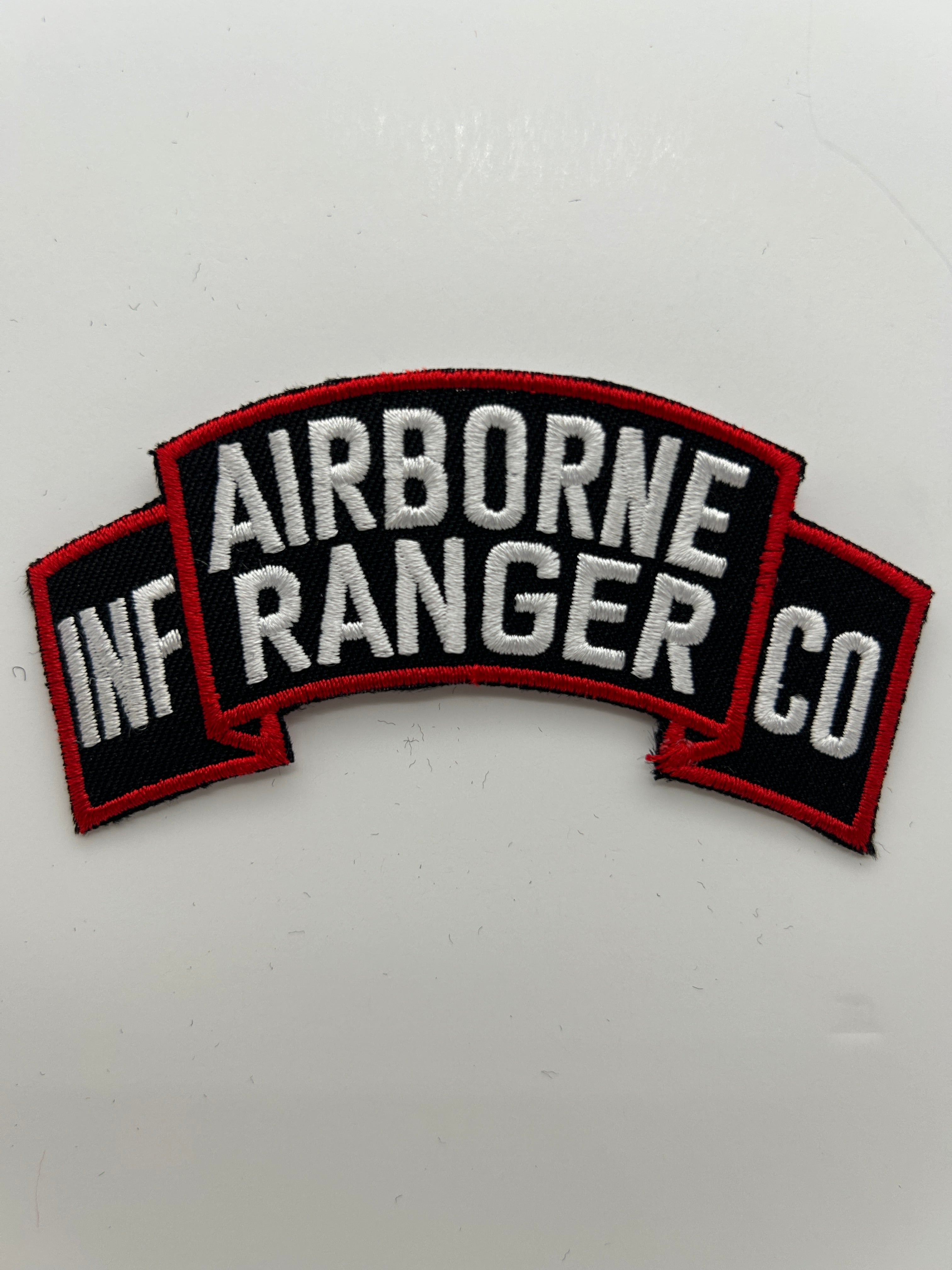 US Army Patch:  Airborne Ranger Infantry Command Military Patch | Military Hats & Pins