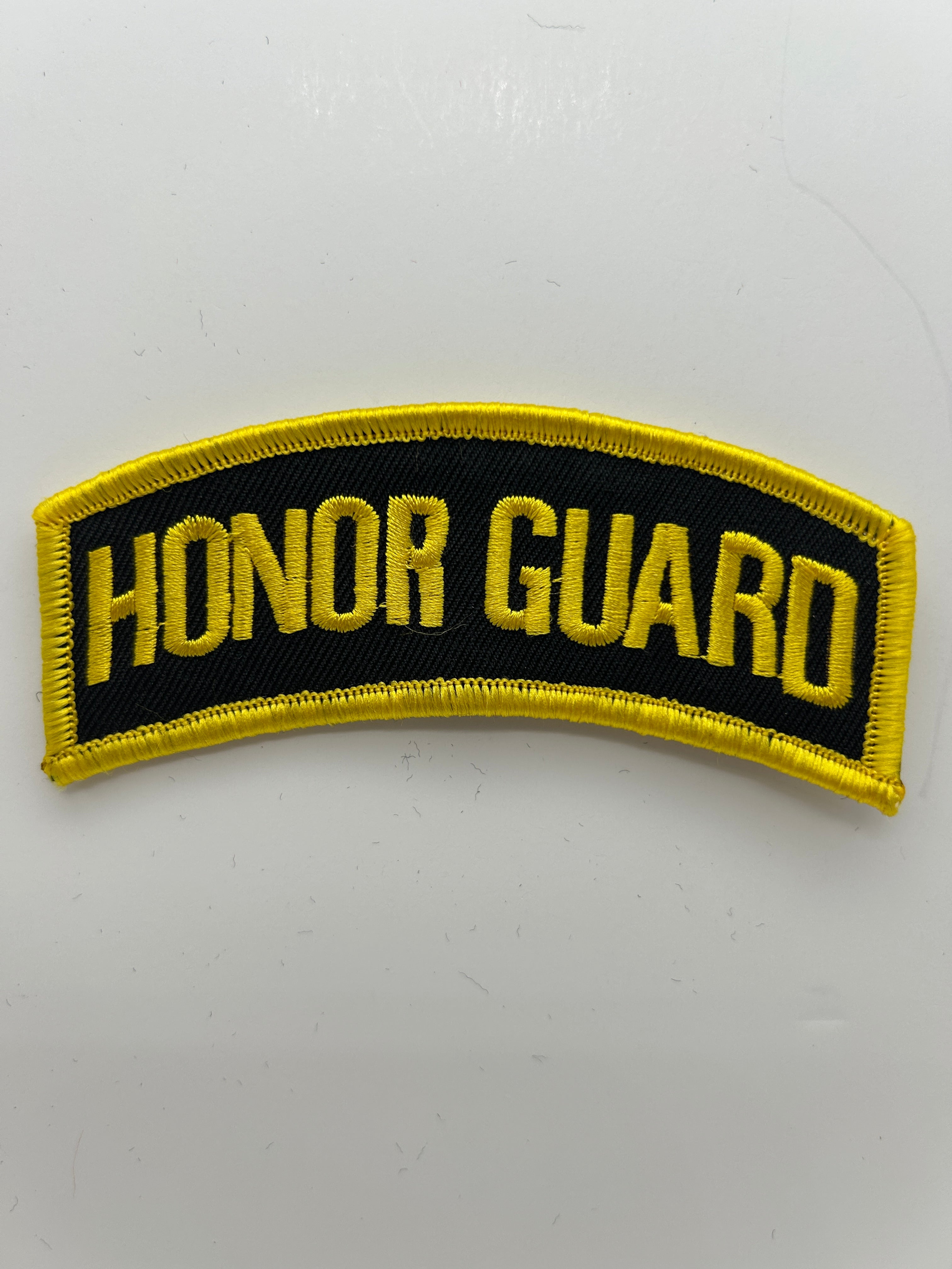 US Army Patch:  Honor Guard Black/Yellow Military Arch Patch | Military Hats & Pins