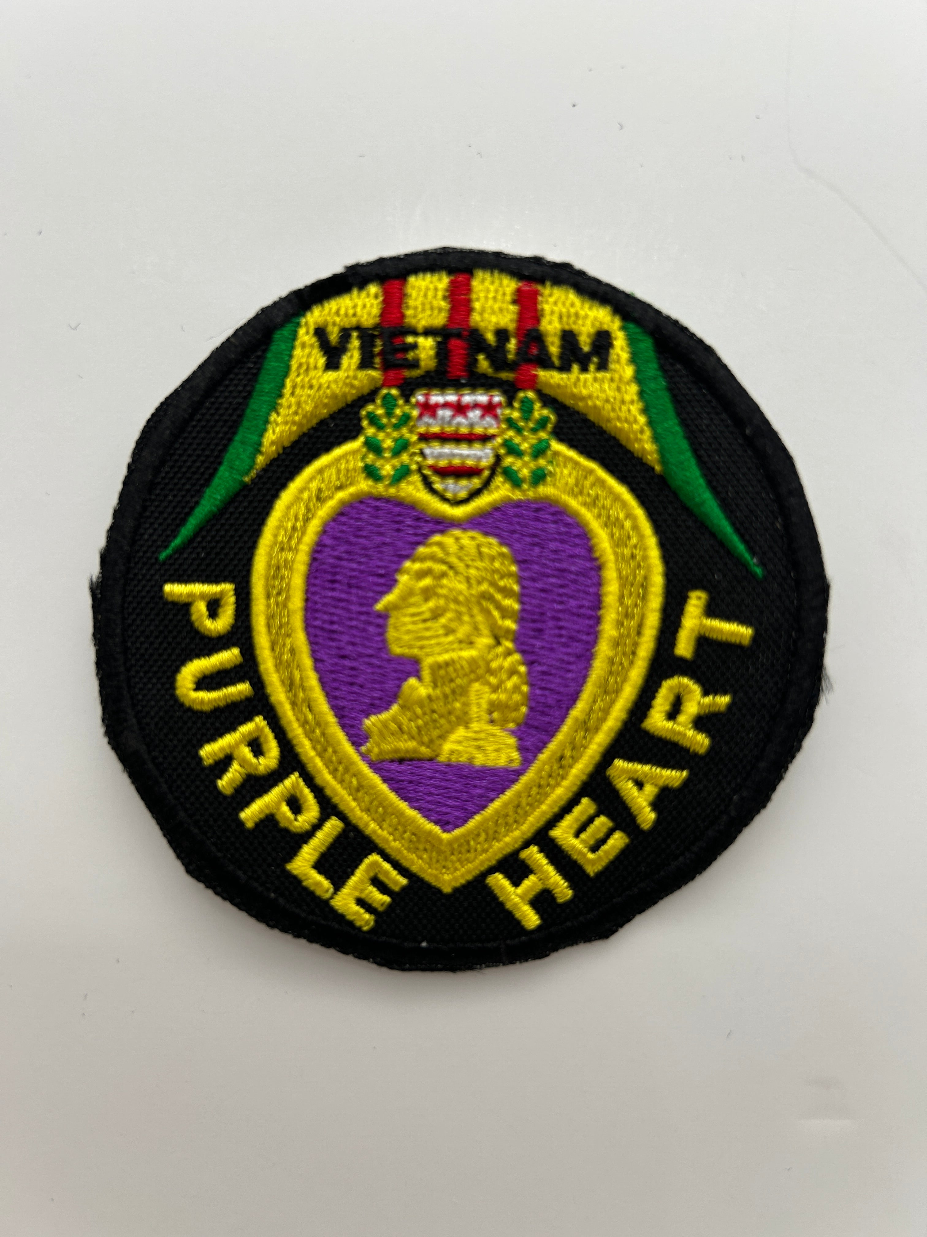 Vietnam Purple Heart Military Patch | Military Hats & Pins