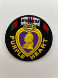 Afghanistan Purple Heart Military Patch | Military Hats & Pins
