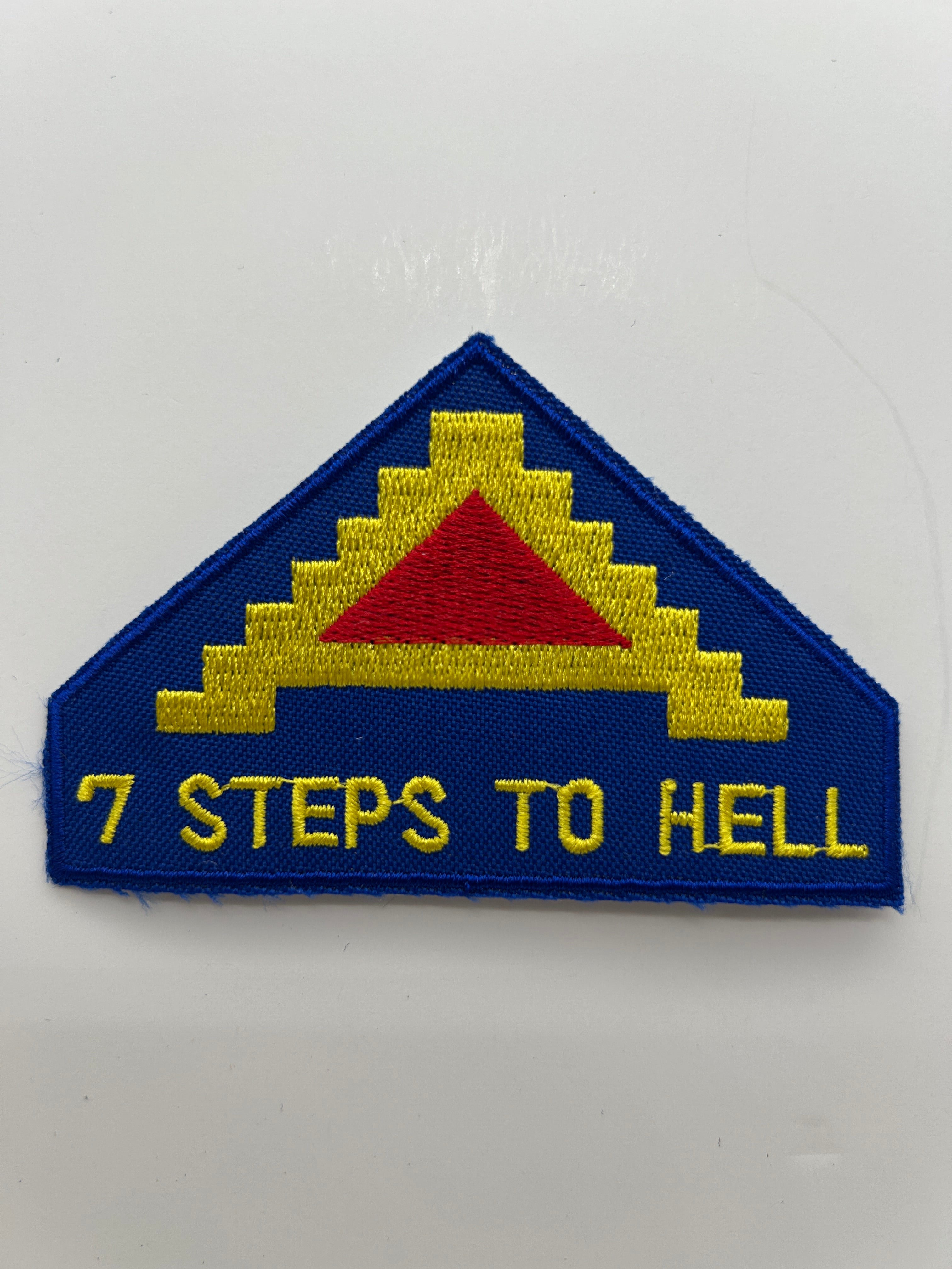 US Army Patch:  WWII Armies 7th Steps (Europe) Military Patch | Military Hats & Pins