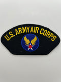 US Army Patch: Air Corps Black Military Patch | Military Hats & Pins