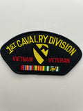 US Army Patch: 1st Cavalry Division Vietnam Veteran Service Ribbon Military Patch | Military Hats & Pins