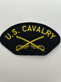 US Army Patch: U.S Cavalry Black Military Patch | Military Hats & Pins