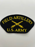 US Army Patch: Field Artillery Black Military Patch | Military Hats & Pins