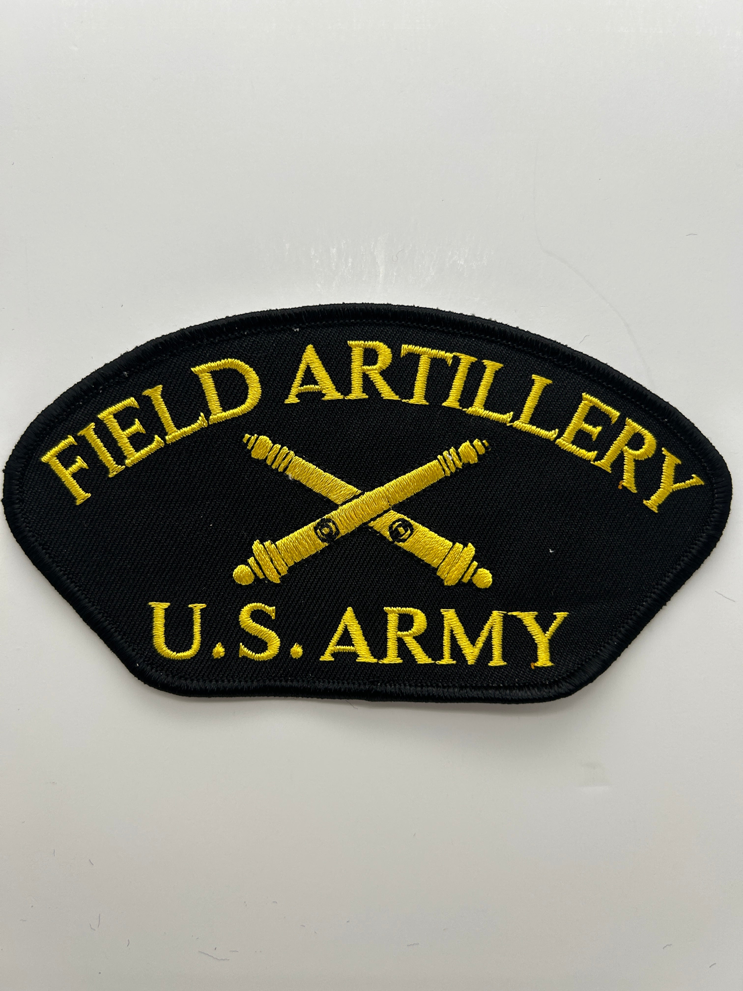 US Army Patch: Field Artillery Black Military Patch | Military Hats & Pins