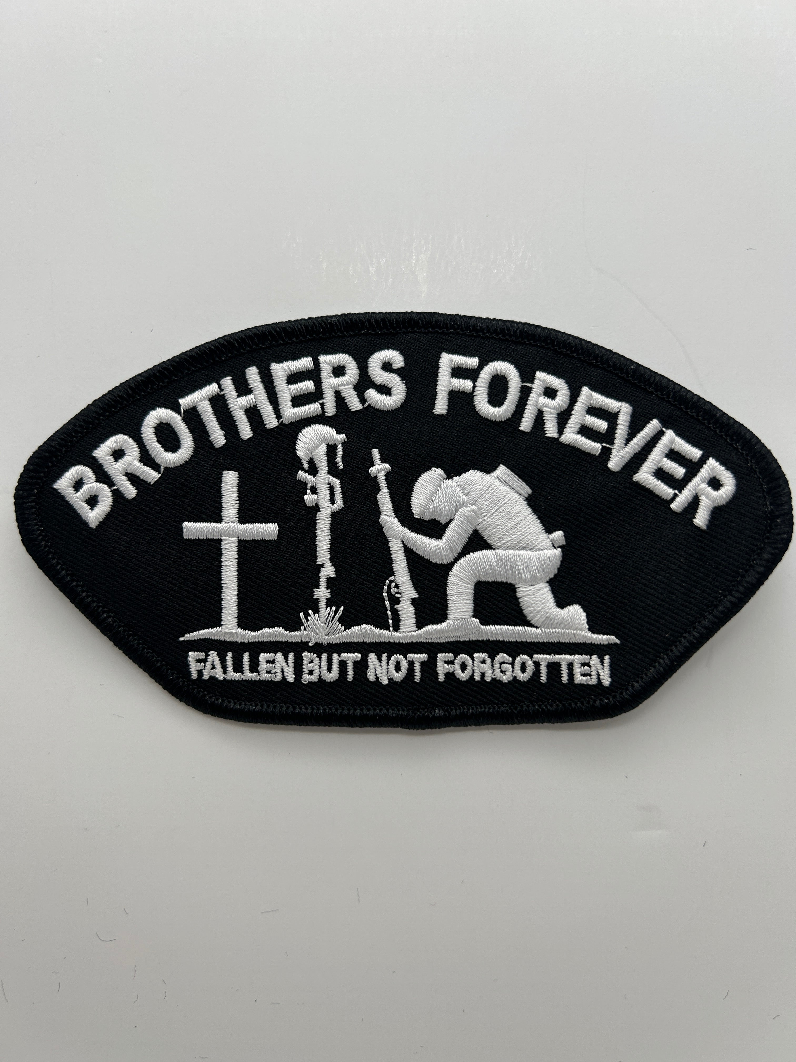 US Army Patch: Brothers Forever Black Arch Military Patch | Military Hats & Pins