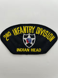 US Army Patch: 2nd Infantry Division Indian Head Military Patch | Military Hats & Pins