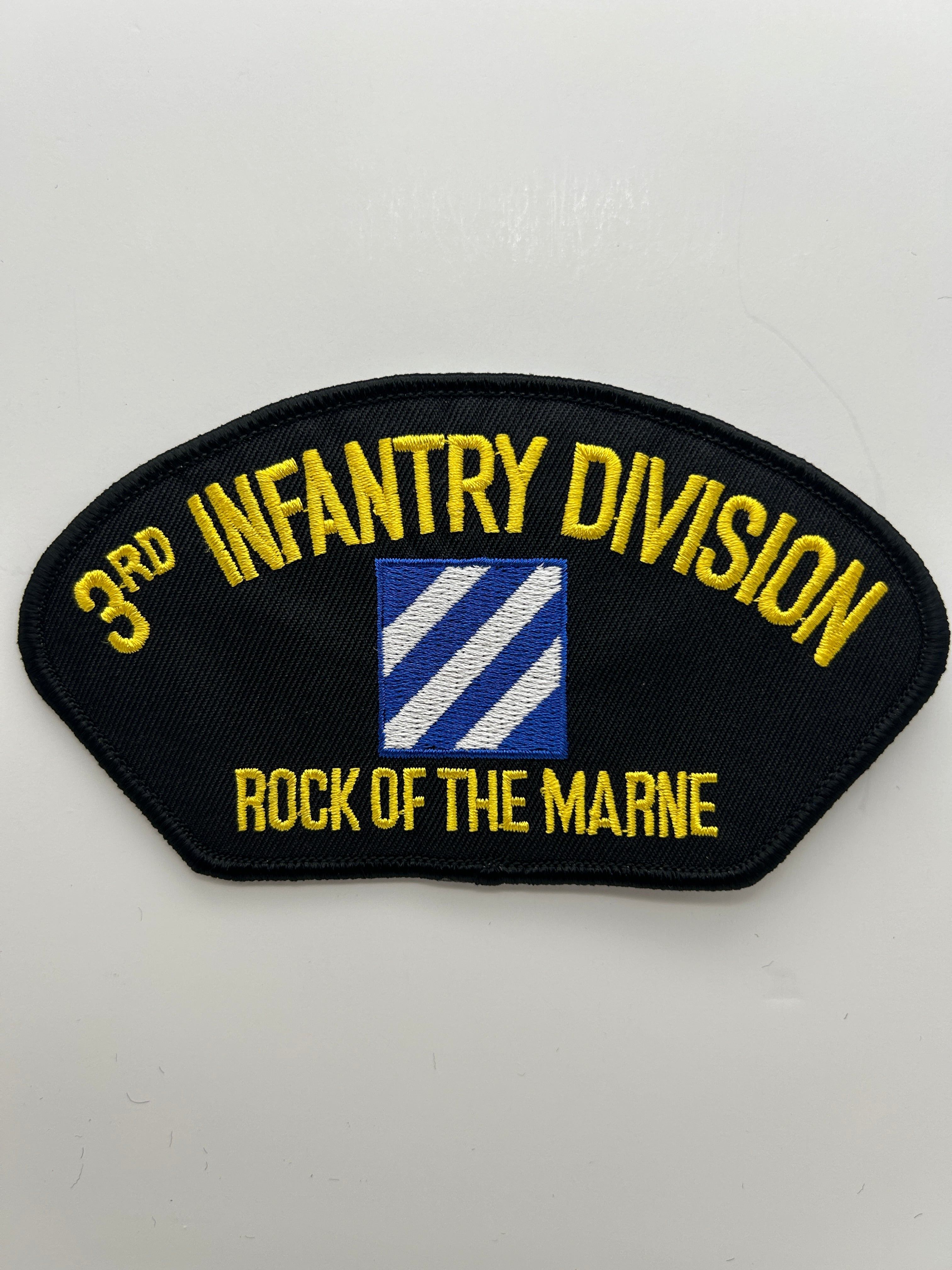 US Army Patch: 3rd Infantry Division Rock Of The Marine Military Patch | Military Hats & Pins
