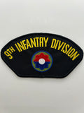 US Army Patch: 9th Infantry Division Black Military Patch | Military Hats & Pins