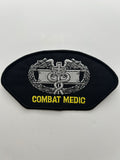 US Army Patch: Combat Medic Black Military Patch | Military Hats & Pins