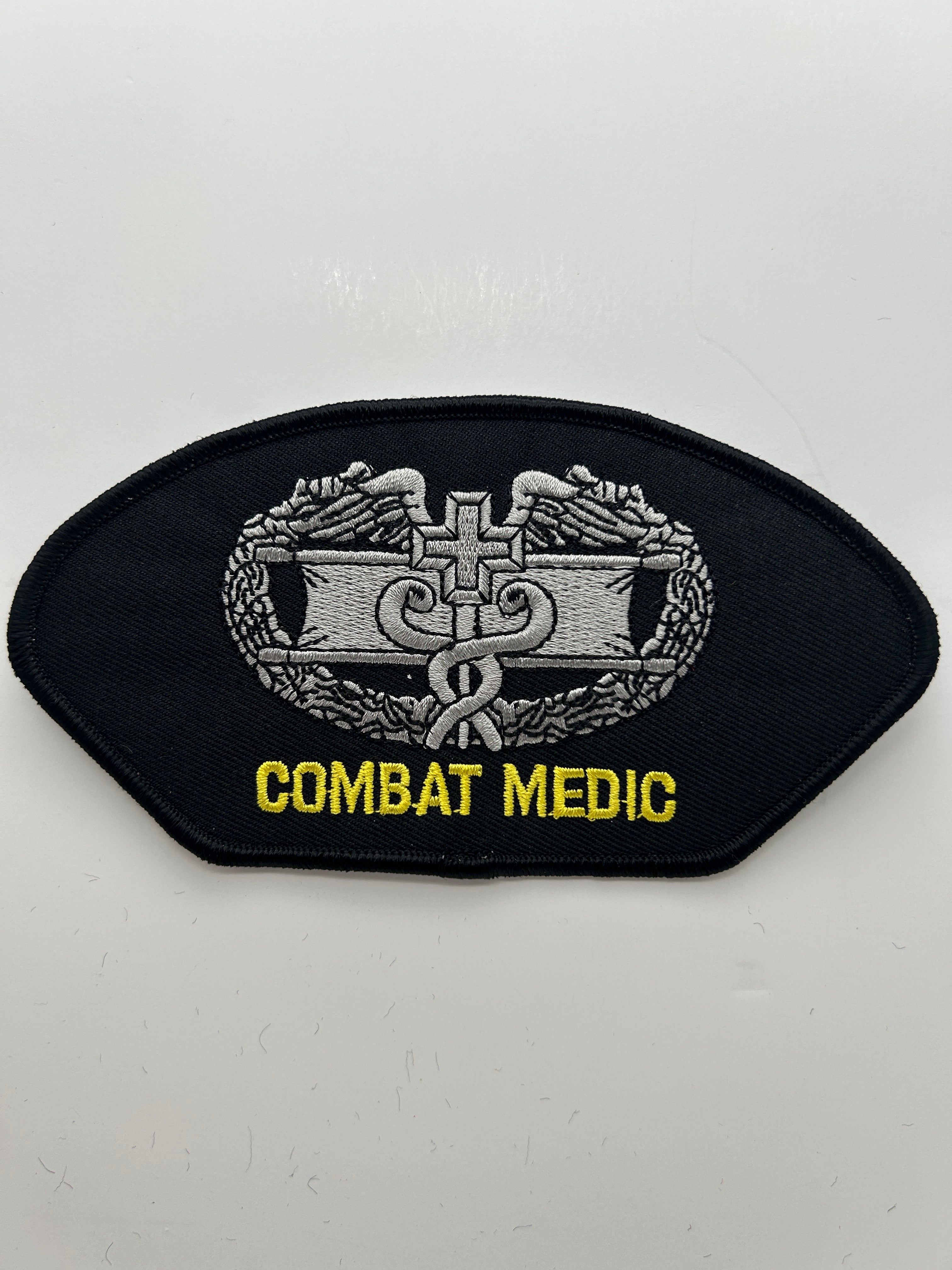 US Army Patch: Combat Medic Black Military Patch | Military Hats & Pins