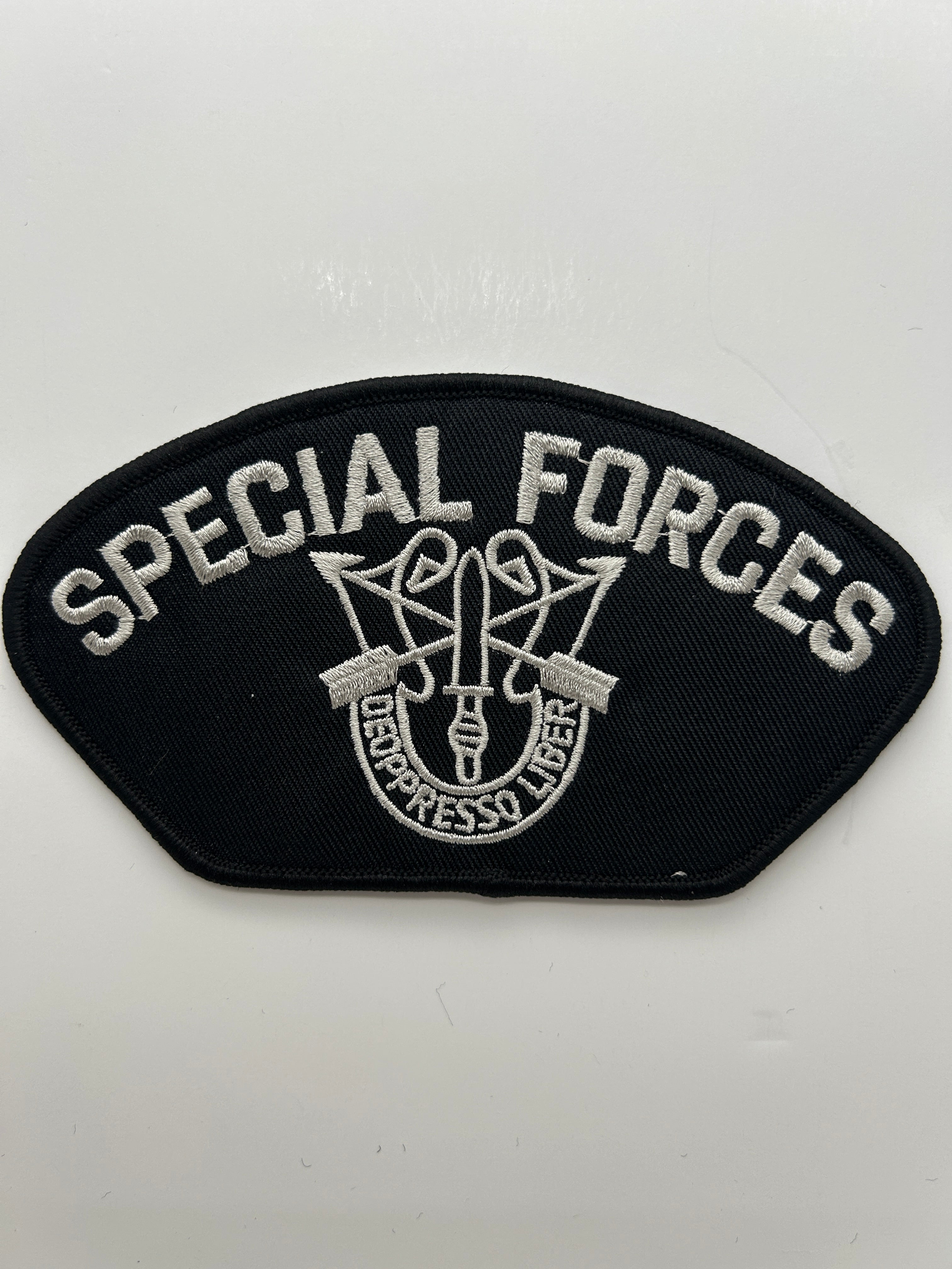 US Army Patch: Special Forces Black Military Patch | Military Hats & Pins