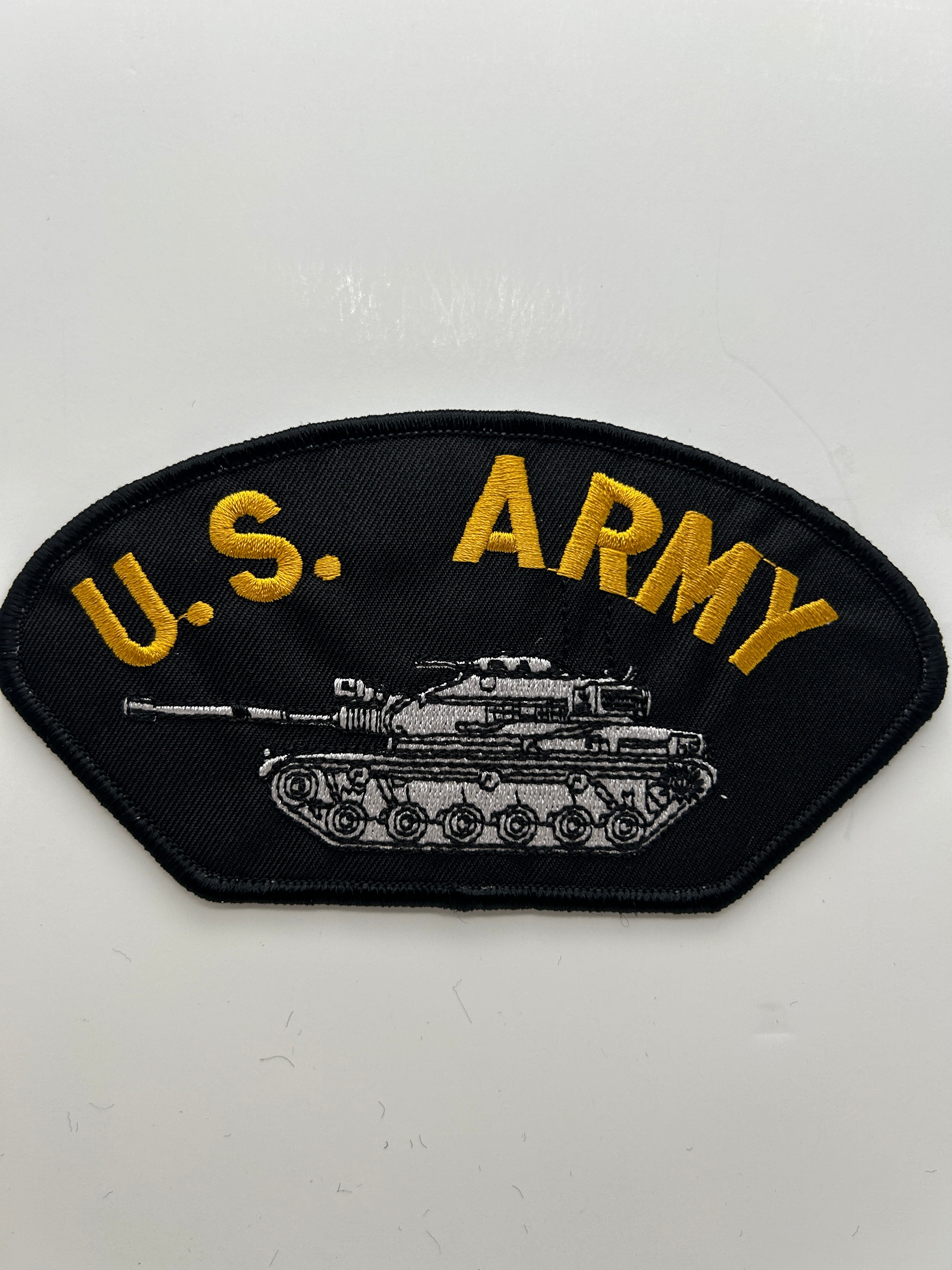US Army Patch: US Army Tank Black Military Patch | Military Hats & Pins