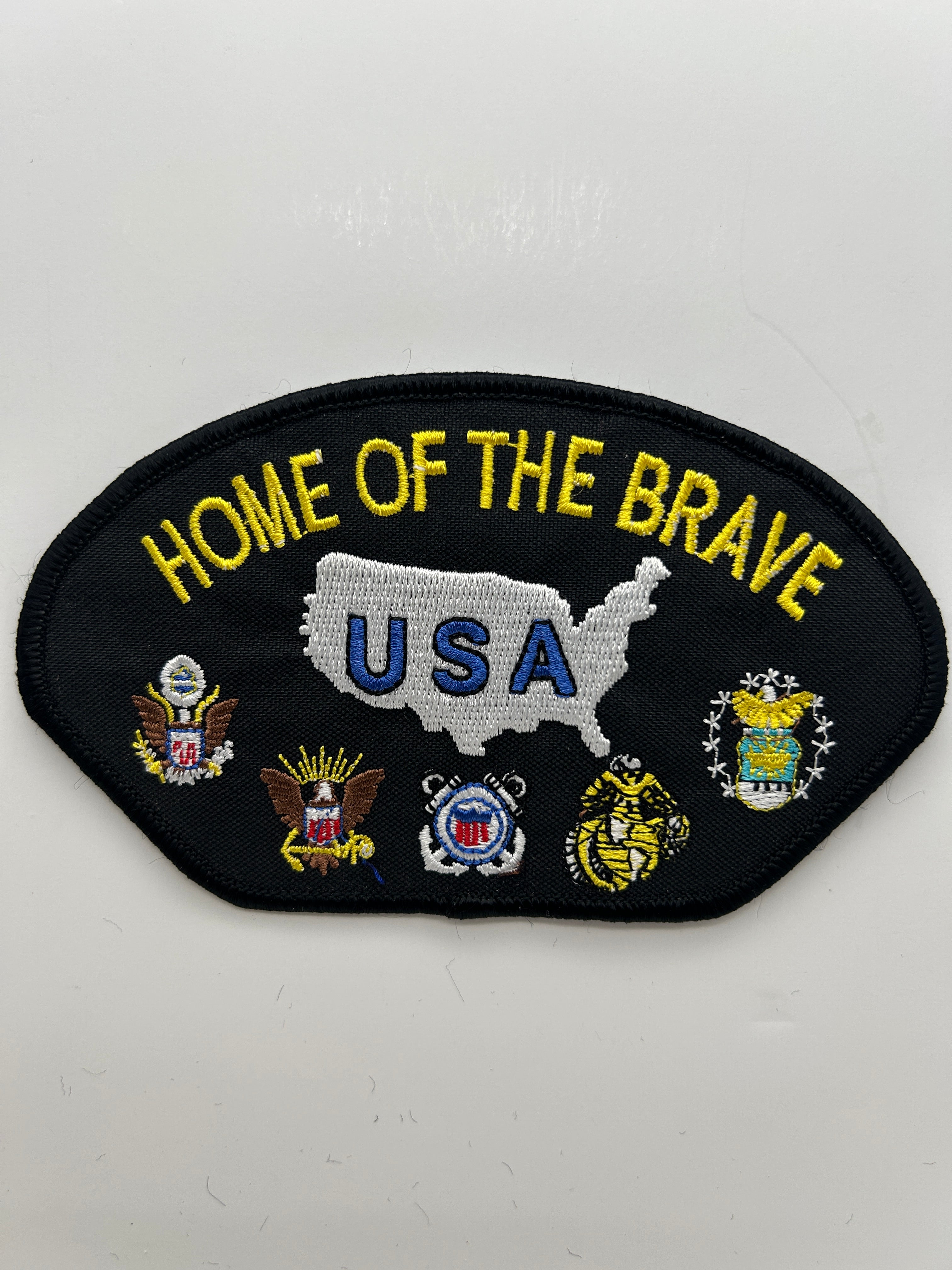 US Army Patch: USA Home of the Brave Military Patch | Military Hats & Pins