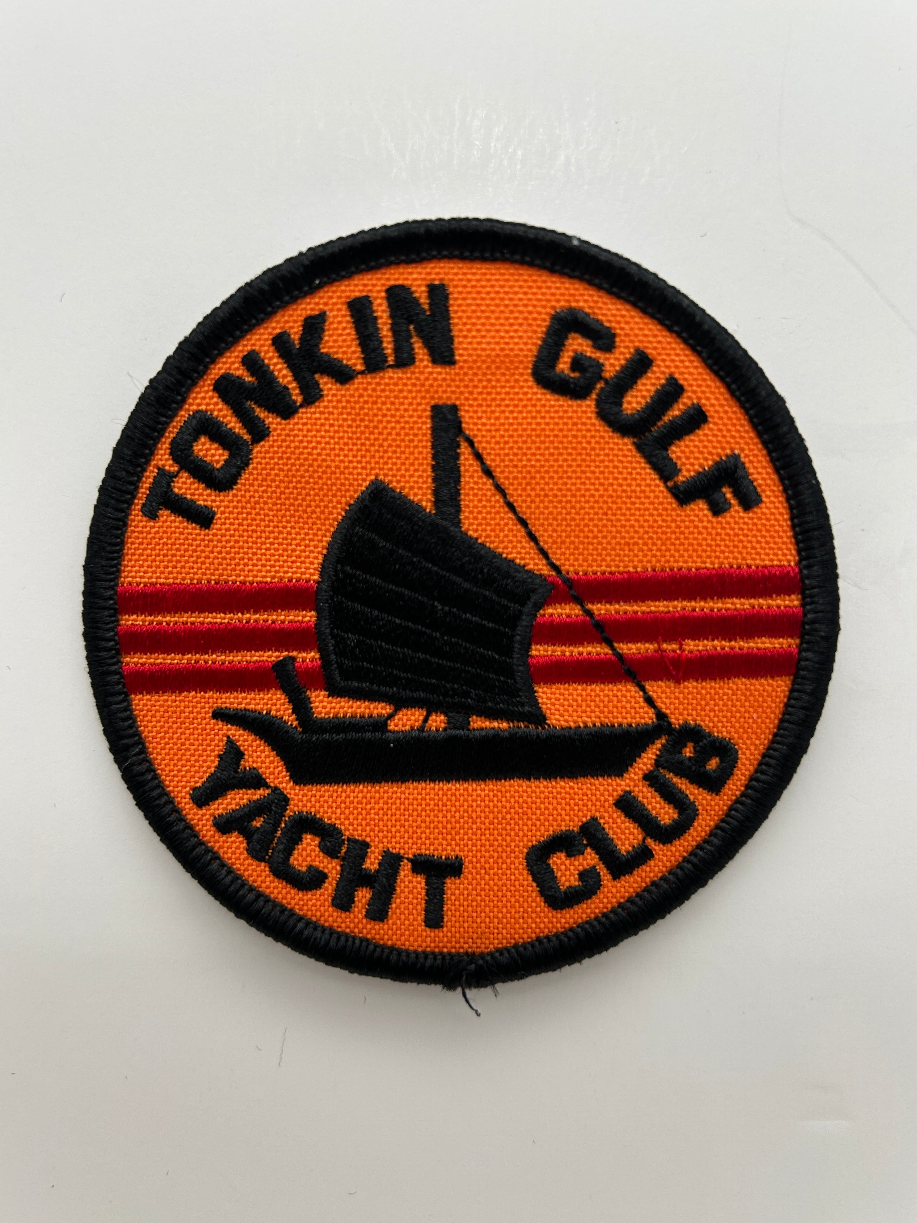 US Navy:  Tonkin Gulf Yacht Club Orange Military Patch | Military Hats & Pins
