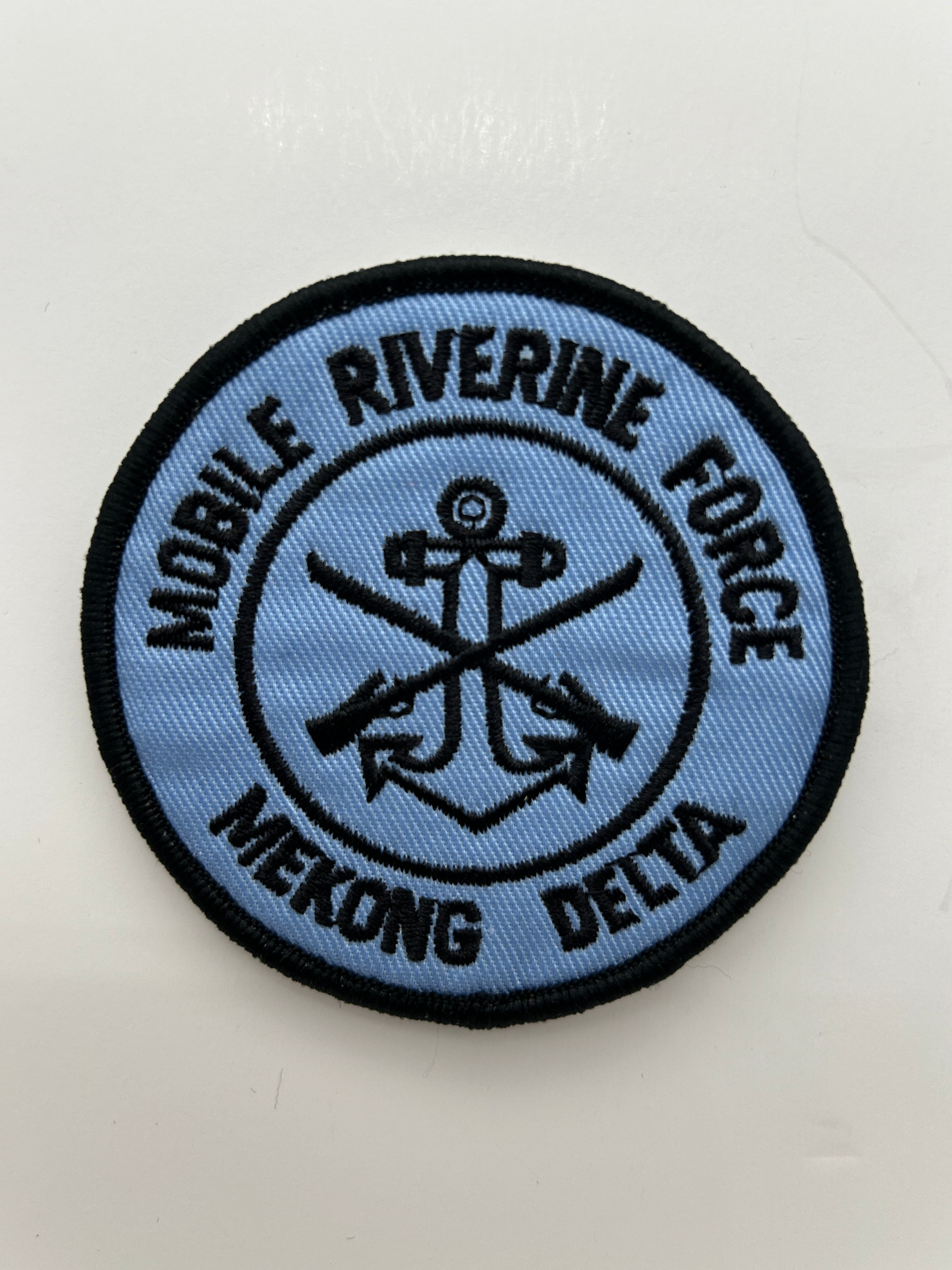US Navy:  Mobile Riverine Force Mekong Delta Logo Military Patch | Military Hats & Pins