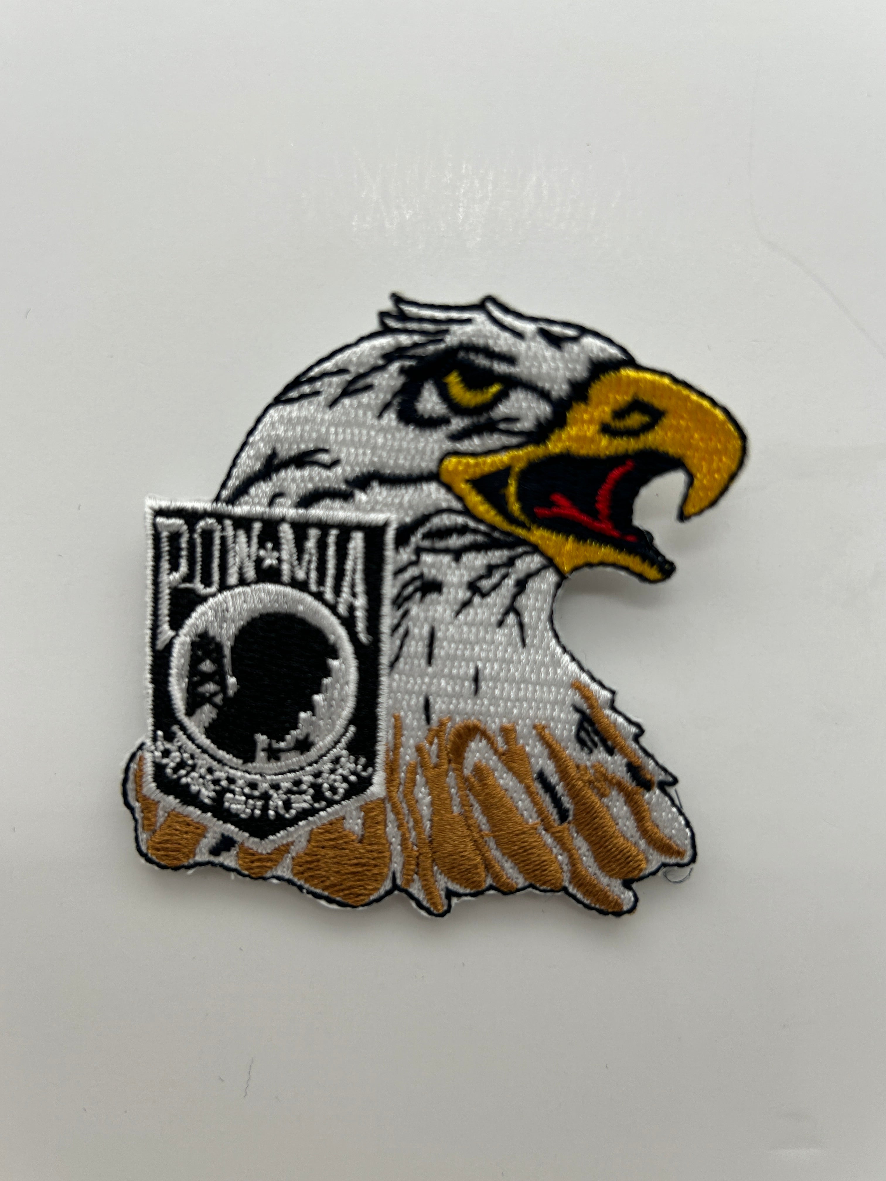 US Navy: POW MIA Eagle Military Patch | Military Hats & Pins
