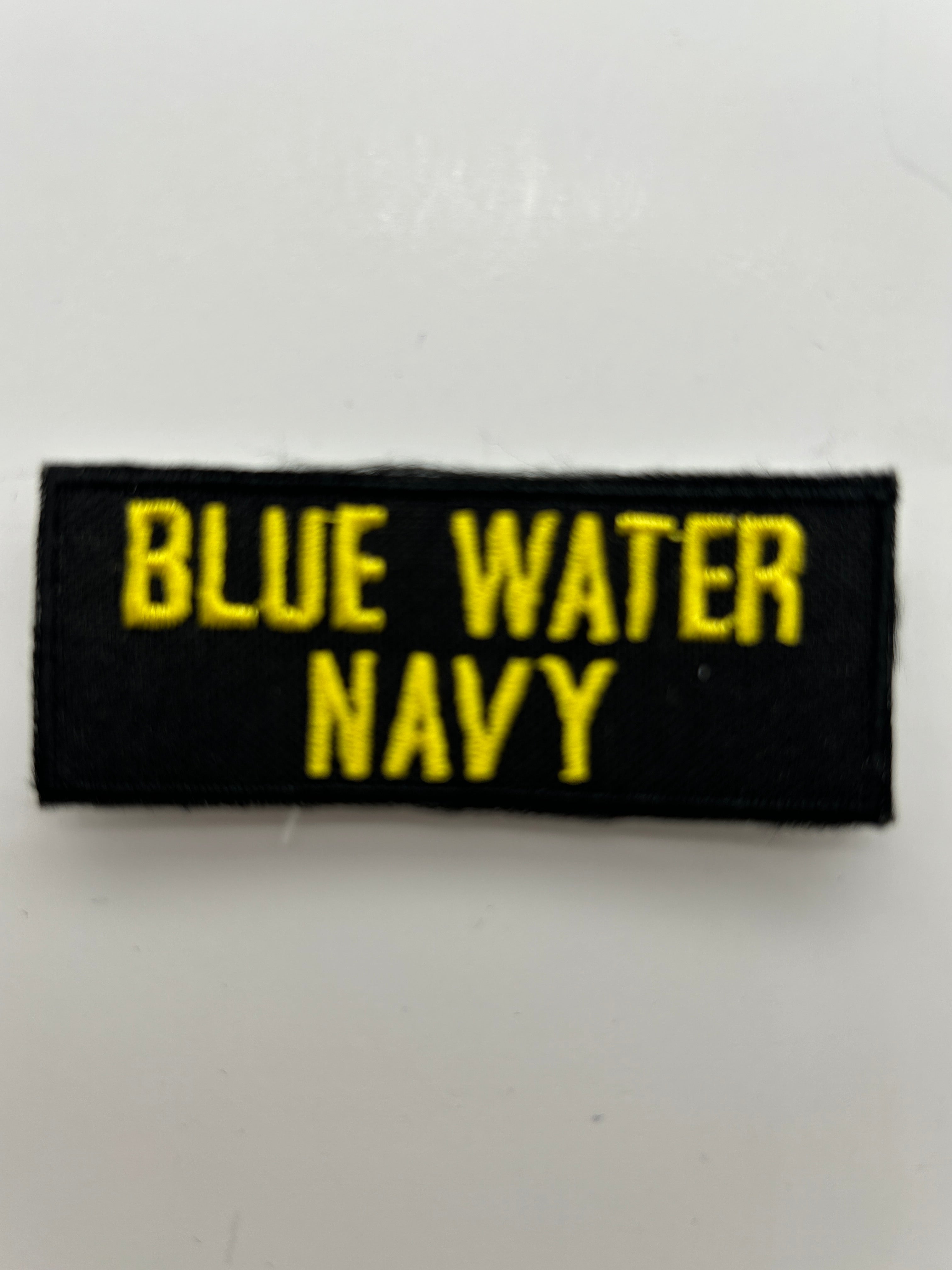 US Navy:  Blue Water Navy Black Military Patch | Military Hats & Pins