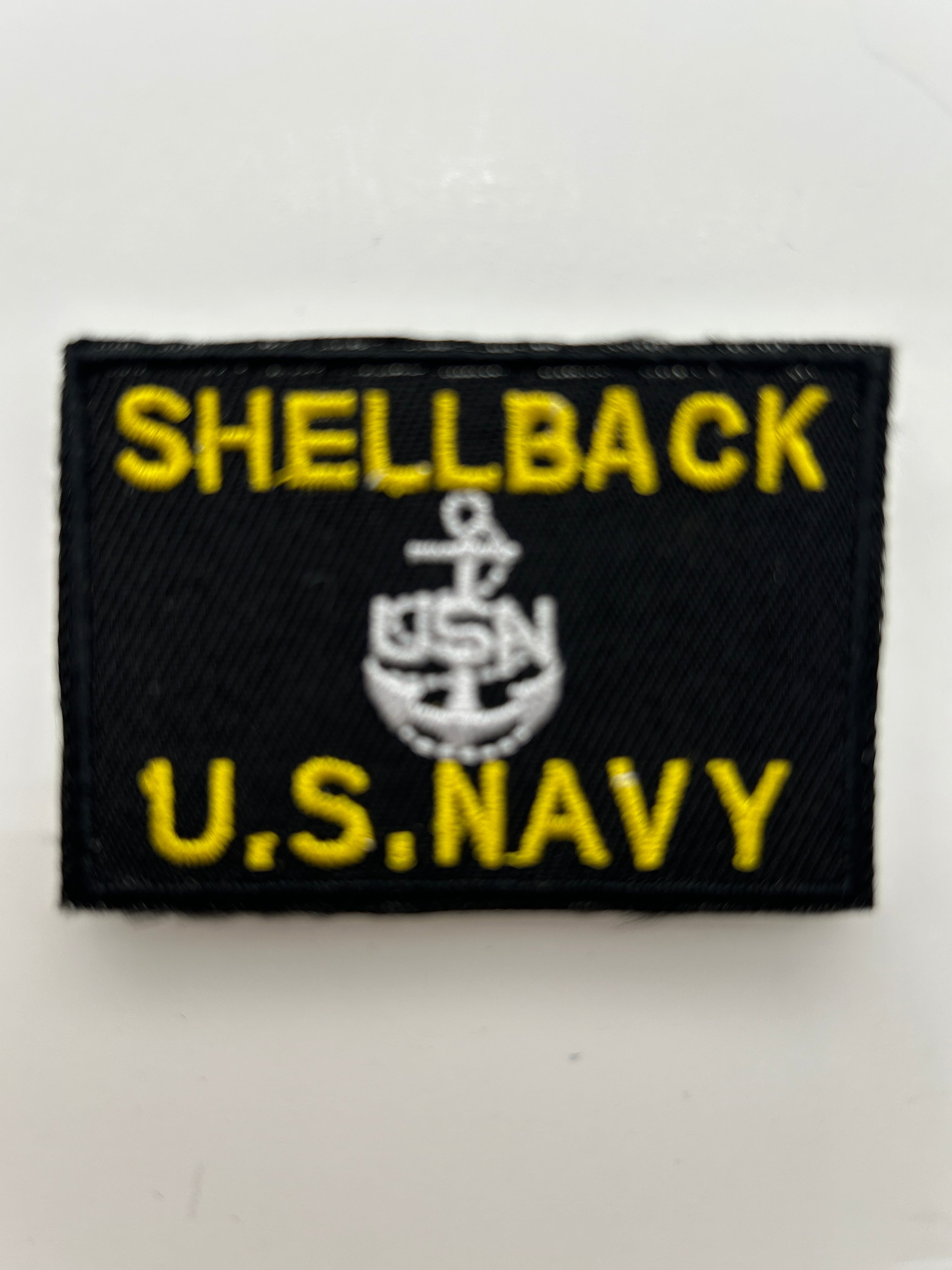 US Navy:  Shellback Black Military Patch | Military Hats & Pins