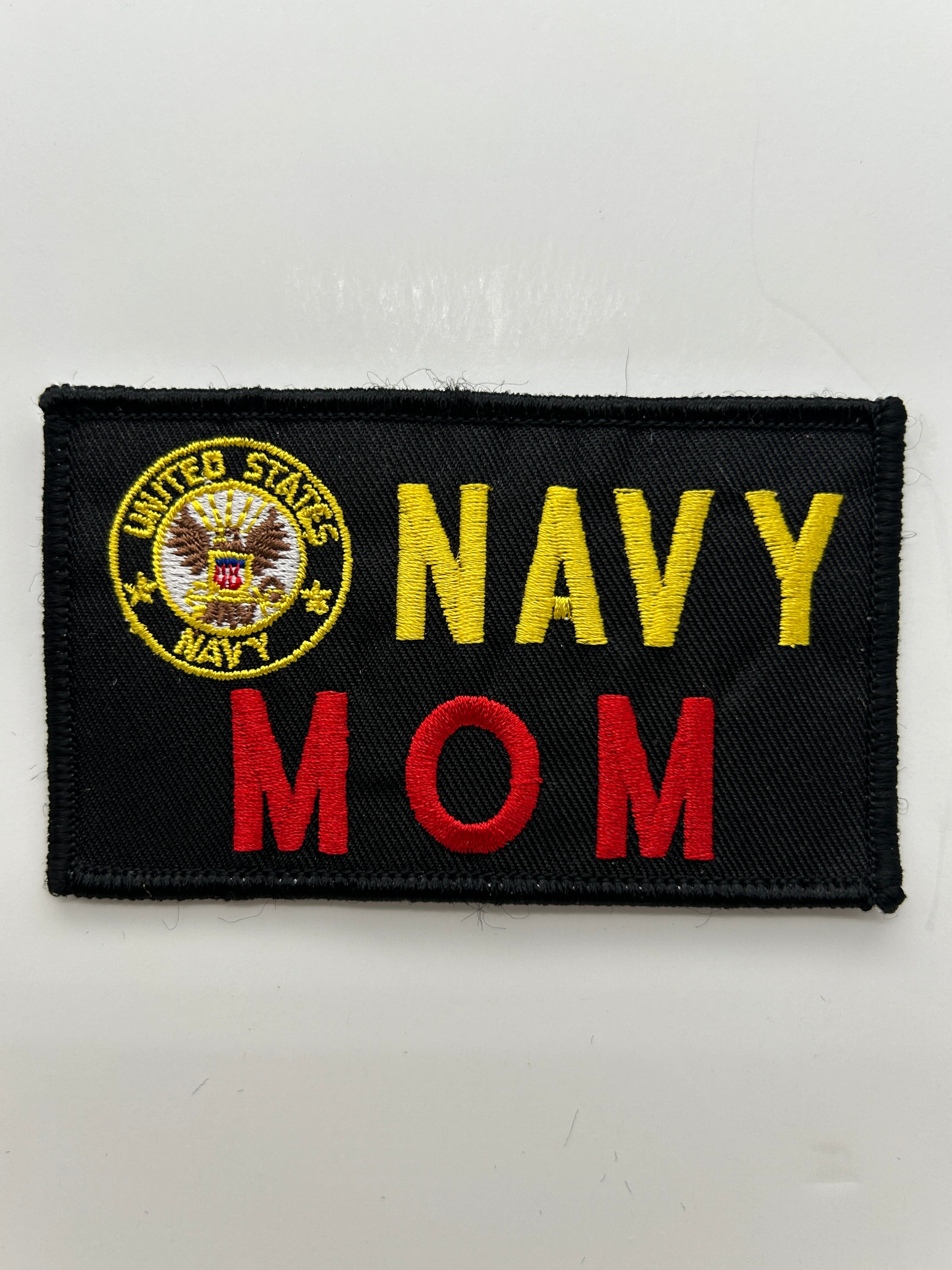 US Navy:  Navy Mom Black Military Patch | Military Hats & Pins