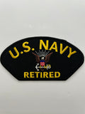 US Navy Retired Black Arch Military Patch | Military Hats & Pins
