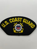US Navy: US Coast Guard Black Arch Military Patch | Military Hats & Pins