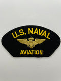 US Navy: US Naval Aviation Black Arch Military Patch | Military Hats & Pins