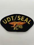 US Navy: UDT/SEAL Black Arch Military Patch | Military Hats & Pins