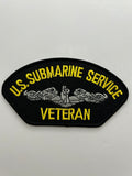 US Navy:  US Submarine Service Veteran Black Arch Military Patch | Military Hats & Pins